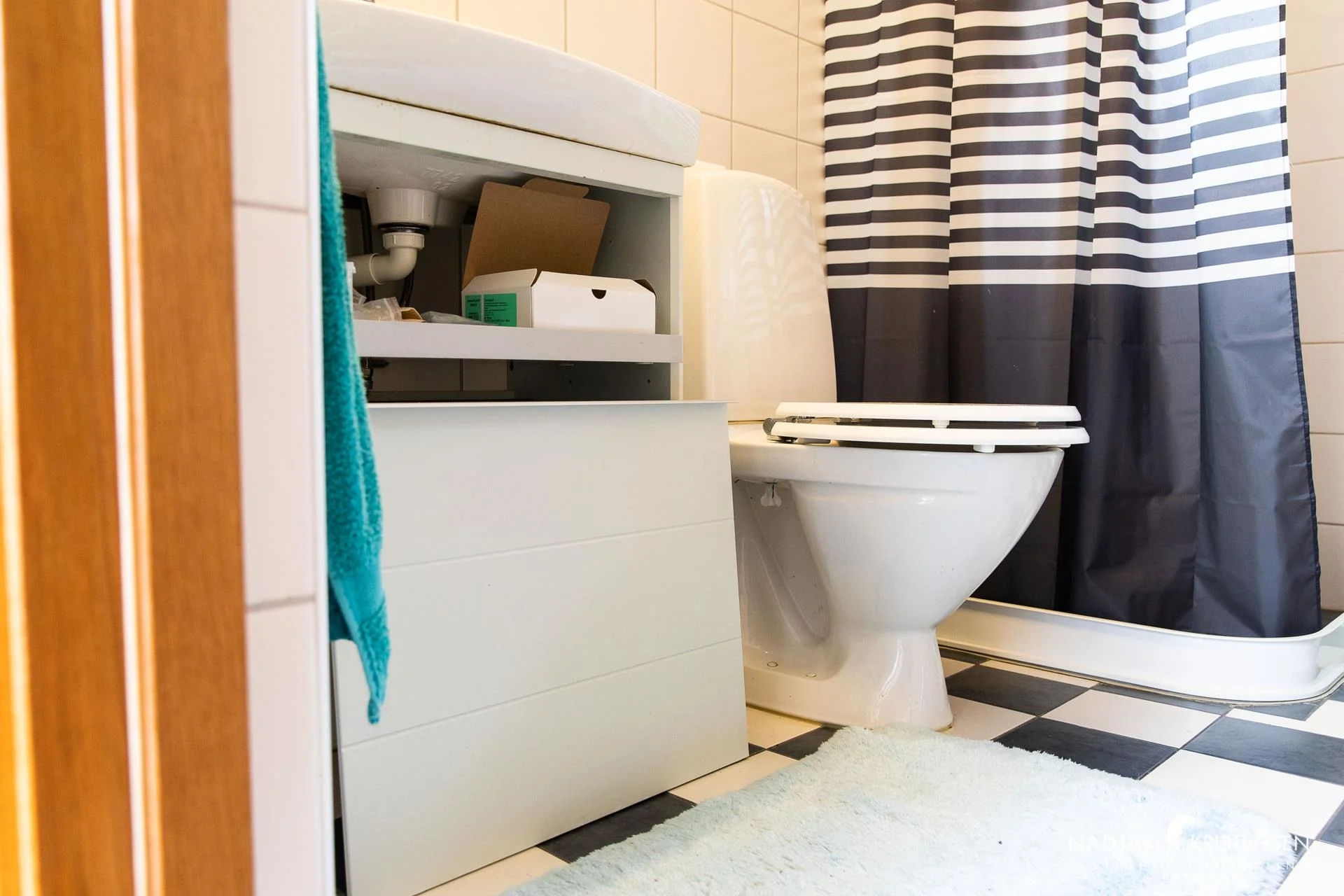 Bathroom with underfloor heating